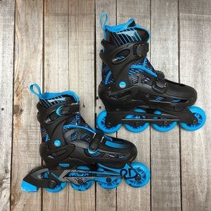 Roller Derby Blue 2 in 1 Inline/Quad Combo Skates